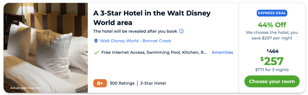 The Express Deals listing that I'm 99% sure is Art of Animation.